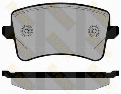 BRAKE ENGINEERING pa1809 -  Комплект тормозных колодок, дисковый тормоз